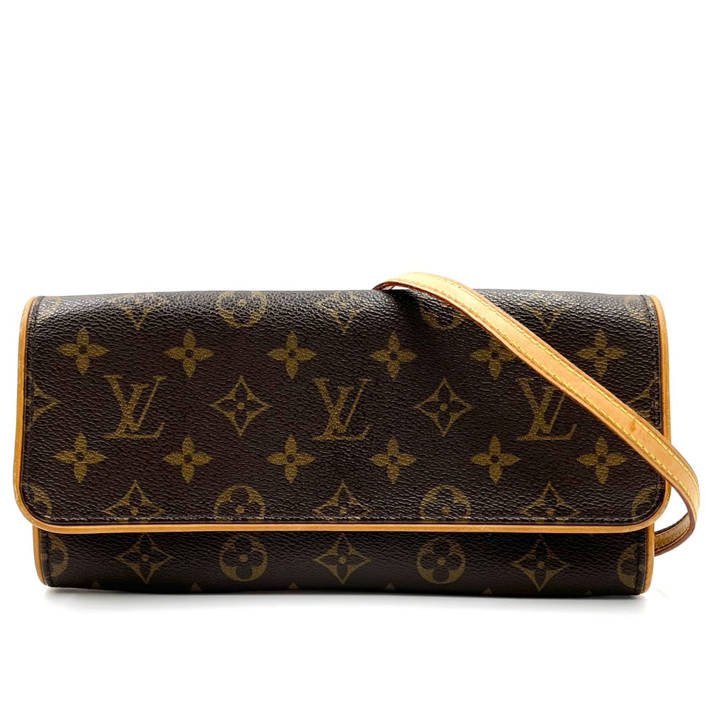 Louis Vuitton Waist Bag Twin GM Pochette Pouch Monogram Brown