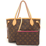 Louis Vuitton Monogram Neverfull PM Tote Bag Brown