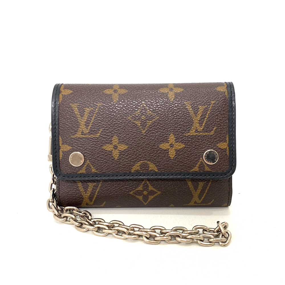 Louis Vuitton Wallet Portefeuille Compact Brown Black Mini Wallet Trifold