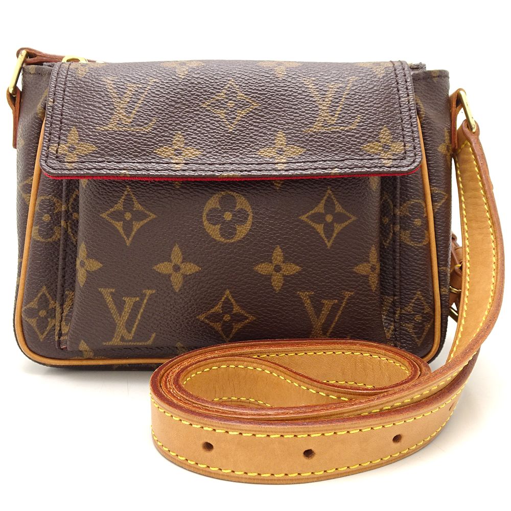 Louis Vuitton Monogram Viva Cite PM Crossbody Shoulder Bag Brown