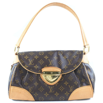 Louis Vuitton Beverly MM Shoulder Bag Monogram Canvas Brown