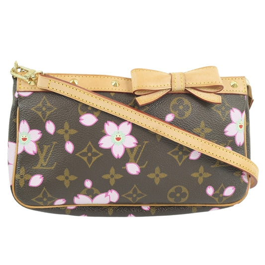 Louis Vuitton Pochette Accessoire Shoulder Bag Pochette Cherry Blossom Monogram Multicolor