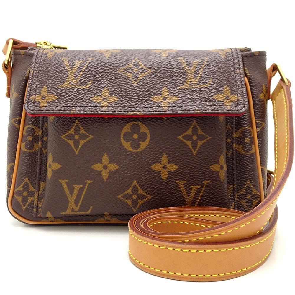 Louis Vuitton Monogram Viva Cite PM Shoulder Bag Brown