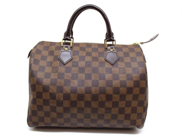 Louis Vuitton Speedy 30 Boston Bag Handbag Damier