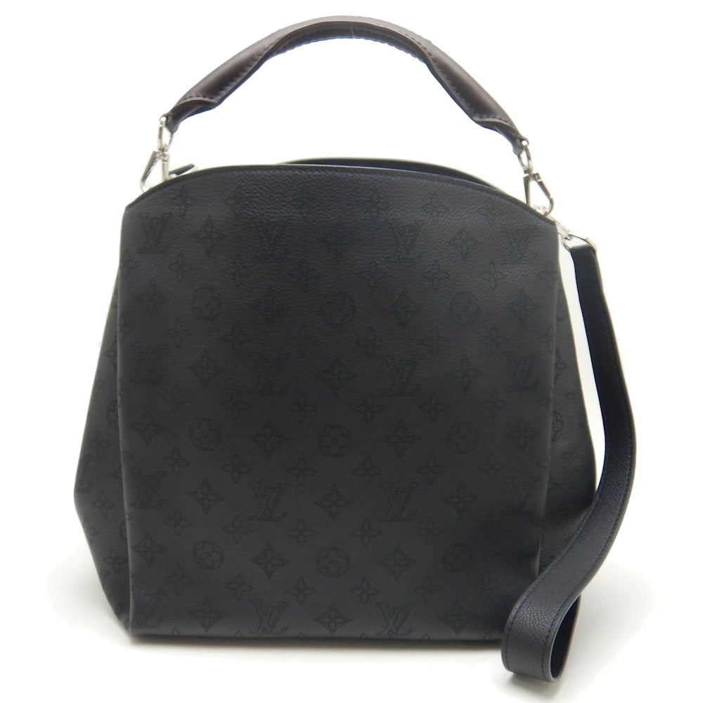 Louis Vuitton Mahina Babylon PM Shoulder Bag Noir Black