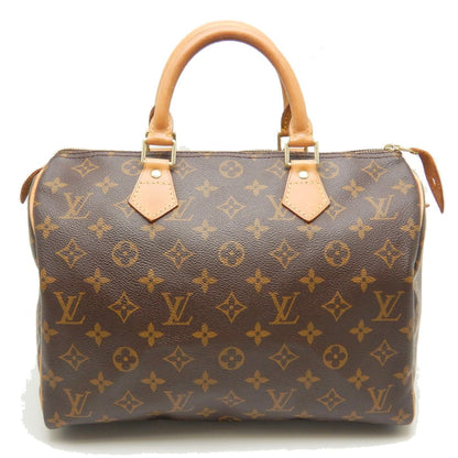 Louis Vuitton Monogram  Speedy 30 Handbag Brown