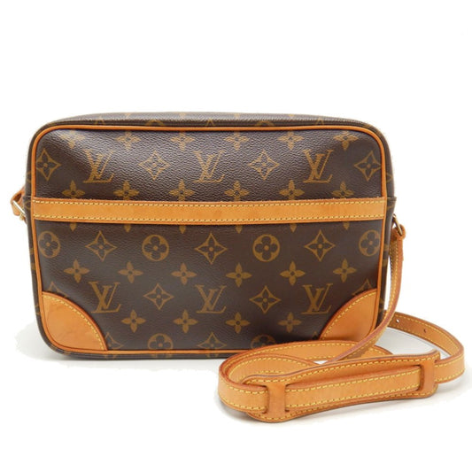 Louis Vuitton Monogram Crossbody Shoulder Bag Brown