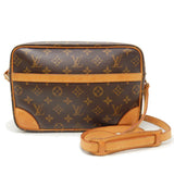 Louis Vuitton Monogram Crossbody Shoulder Bag Brown