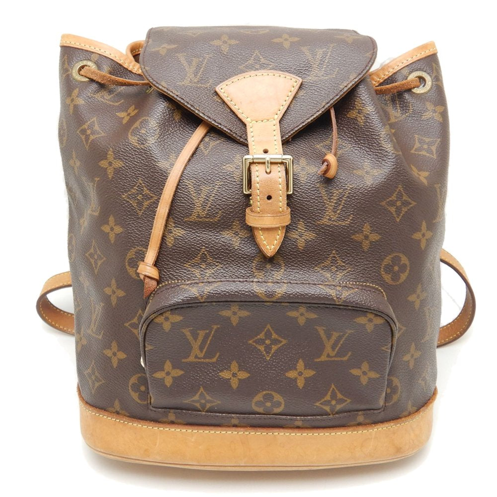 Louis Vuitton Monogram Montsouris MM Backpack Brown