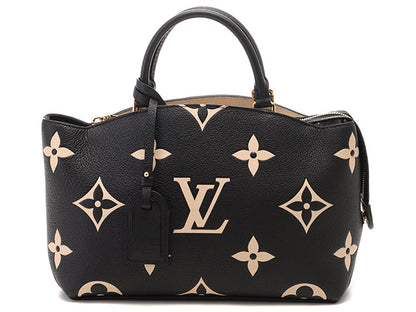 Louis Vuitton Petit Palais PM Monogram Implant Black