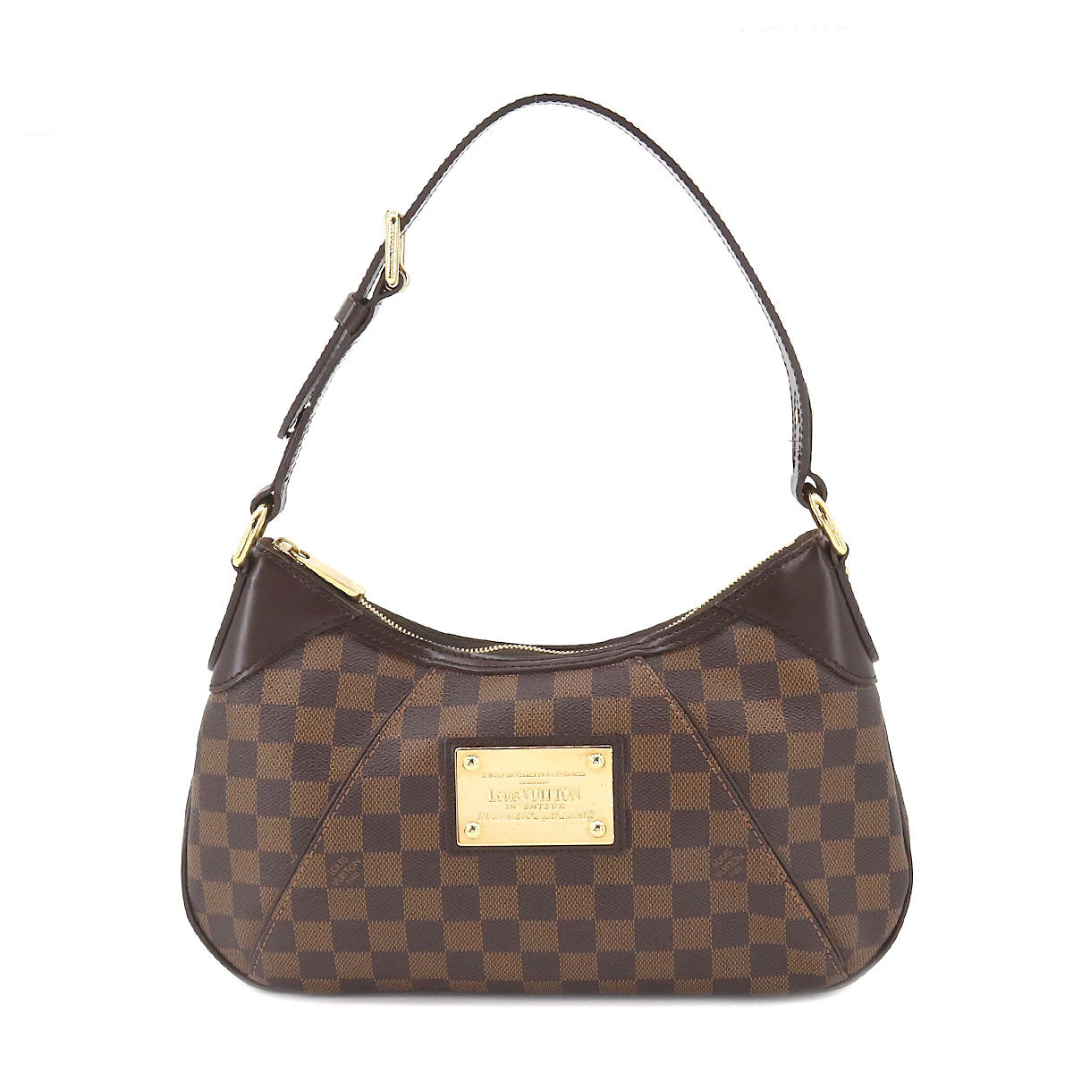 Louis Vuitton Damier Thames PM Shoulder Bag Ebene Brown