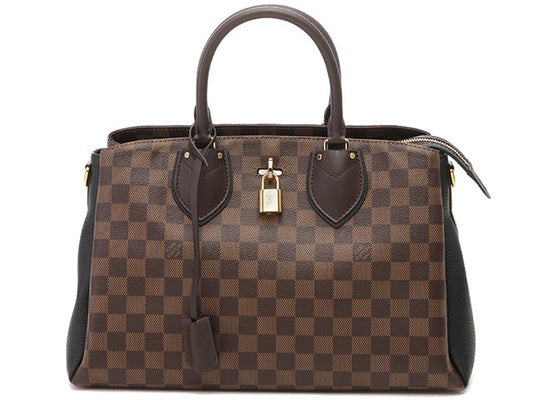 Louis Vuitton Normandy Handbag Damier Noir Black