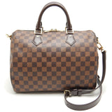 Louis Vuitton Damier Speedy Bandouliere 30 Handbag Brown