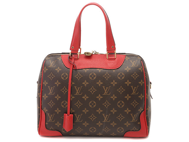 Louis Vuitton Retiro PM Monogram Coquelicot 2way Shoulder Bag