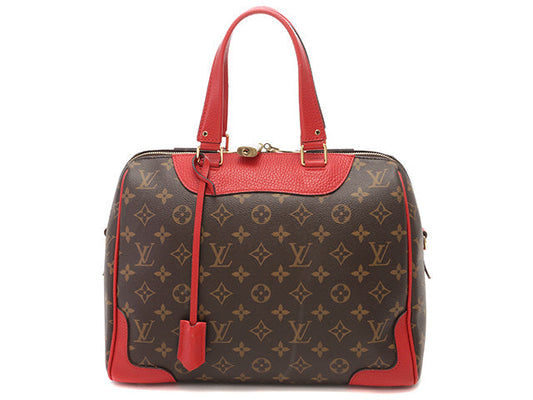 Louis Vuitton Retiro PM Monogram Coquelicot 2way Shoulder Bag