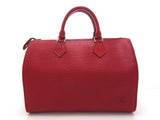 Louis Vuitton Handbag Speedy 30 Epi Castilian Red