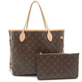 Louis Vuitton Monogram Neverfull MM Tote Bag Beige