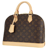 Louis Vuitton Alma PM Handbag Monogram Leather Brown
