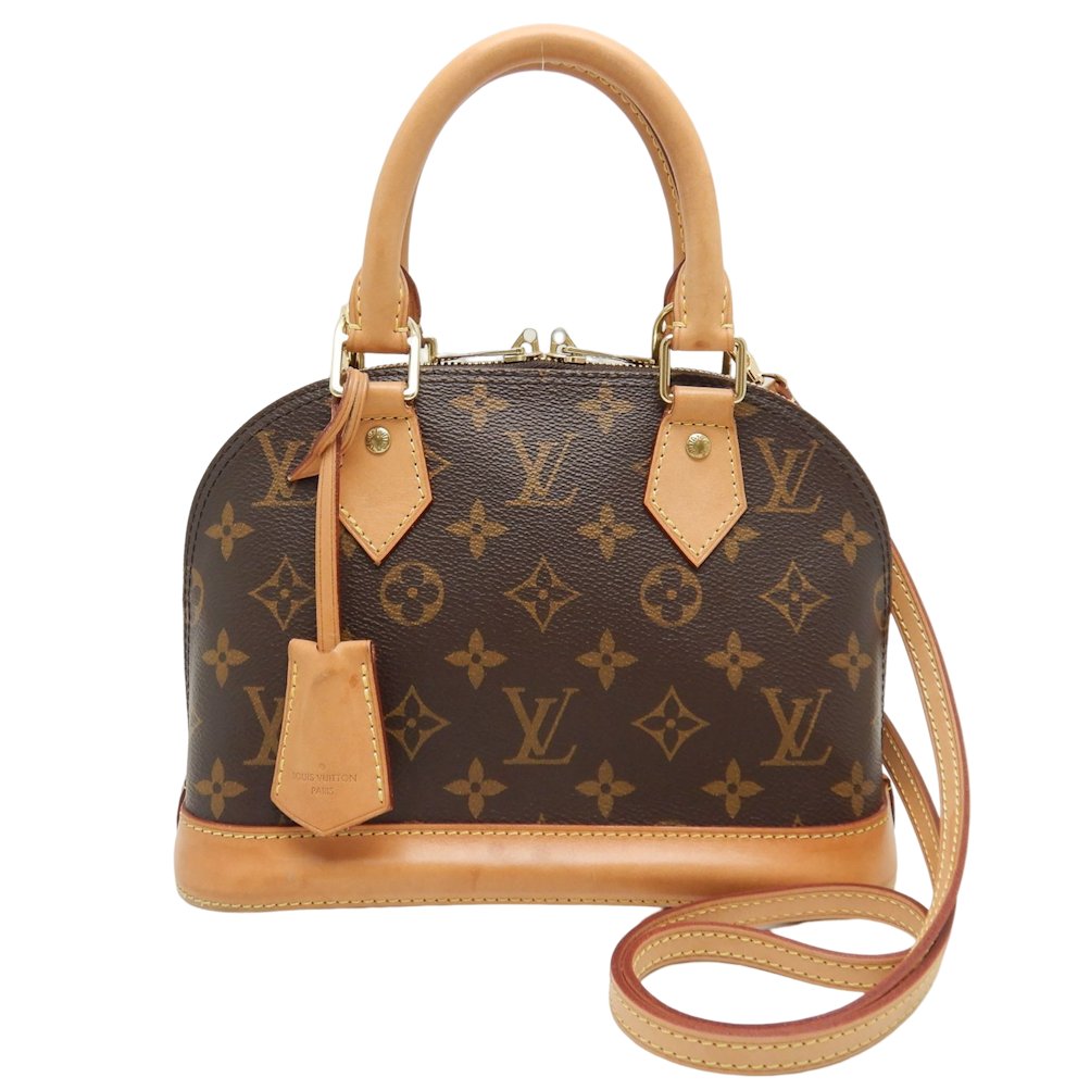 Louis Vuitton Monogram Alma BB Handbag Brown