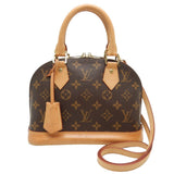 Louis Vuitton Monogram Alma BB Handbag Brown