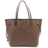 Louis Vuitton Damier Neverfull MM Tote Bag Brown
