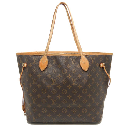 Louis Vuitton Monogram Neverfull MM Tote Bag Brown