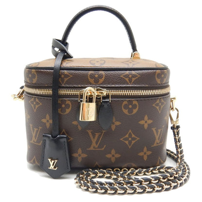 Louis Vuitton Vanity PM Handbag Monogram Reverse Brown