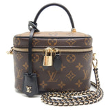 Louis Vuitton Vanity PM Handbag Monogram Reverse Brown