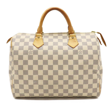 Louis Vuitton Damier Azur Speedy 30 Handbag Mini Boston Bag