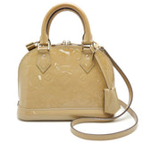 Louis Vuitton Vernis Alma BB Handbag 2WAY Dune