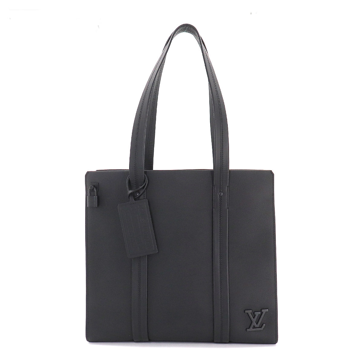 Louis Vuitton Aerogram Takeoff Tote Bag Leather Black