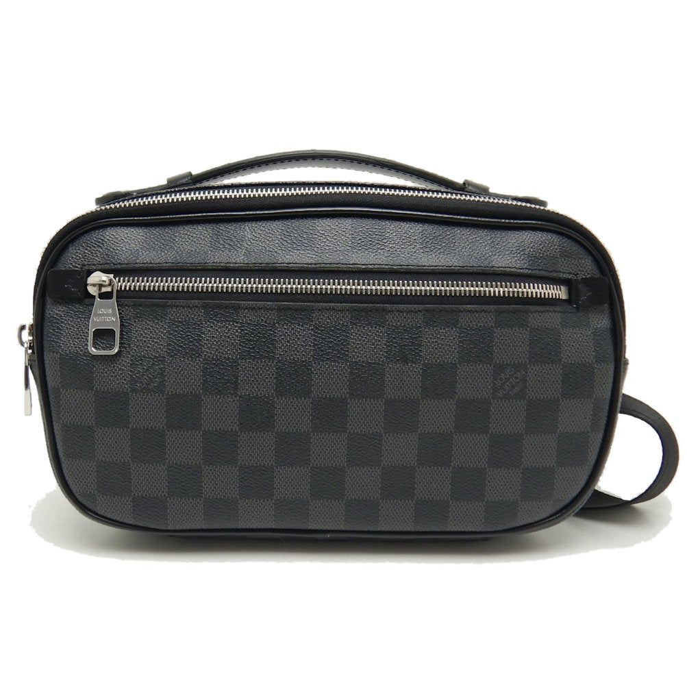 Louis Vuitton Damier Graphite Ambrel Waist Bag Black