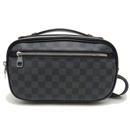Louis Vuitton Damier Graphite Ambrel Waist Bag Black
