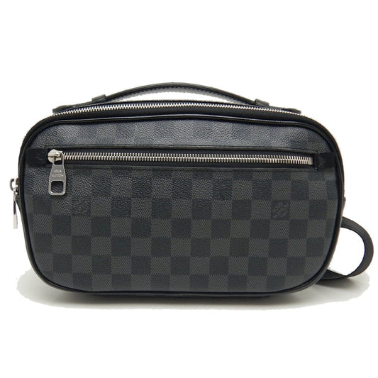 Louis Vuitton Damier Graphite Ambrel Waist Bag Black
