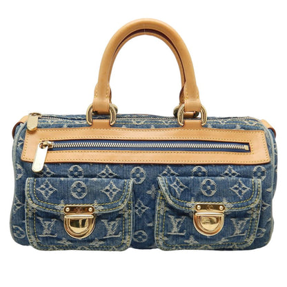 Louis Vuitton Neo Speedy Handbag Monogram Denim Blue