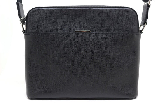 Louis Vuitton Anton Messenger PM Shoulder Bag Taiga Ardoise