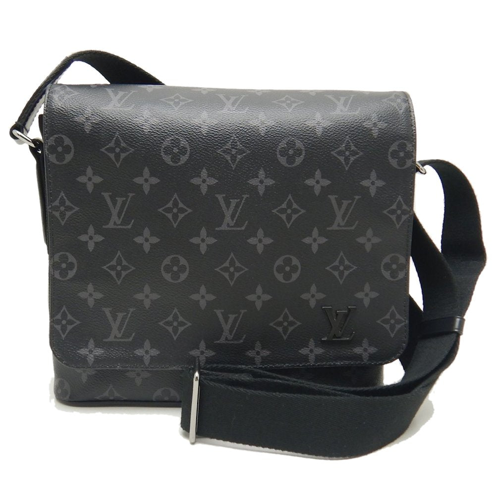 Louis Vuitton District PM Shoulder Bag Monogram Eclipse Black