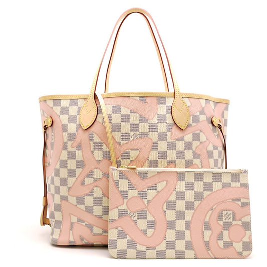 Louis Vuitton Damier Azur Neverfull MM Tote Bag