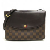 Louis Vuitton Twice Shoulder Bag Ebene Damier Canvas