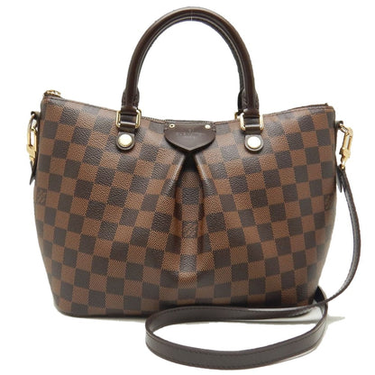 Louis Vuitton Damier Sienna PM Handbag Brown