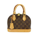 Louis Vuitton Alma BB Monogram Brown 2way Handbag
