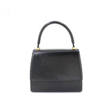 Louis Vuitton Opera Athens Hand Bag Leather Noir Black Gold Metal Fittings