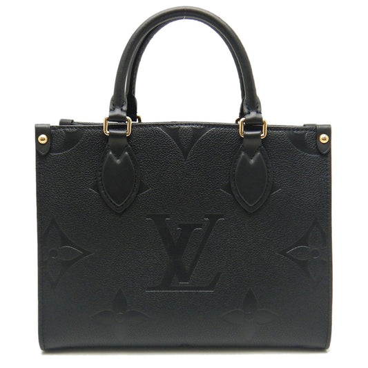 Louis Vuitton On The Go PM Tote Bag Monogram Emplant Noir