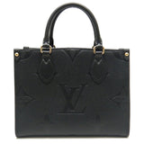 Louis Vuitton On The Go PM Tote Bag Monogram Emplant Noir