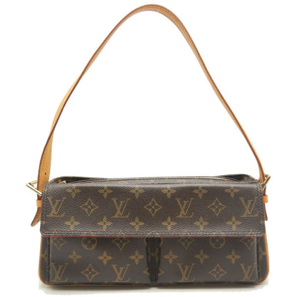 Louis Vuitton Monogram Viva Cite MM Shoulder Bag Brown