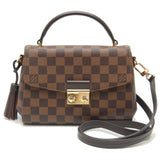 Louis Vuitton Damier Croisette Handbag Ebene