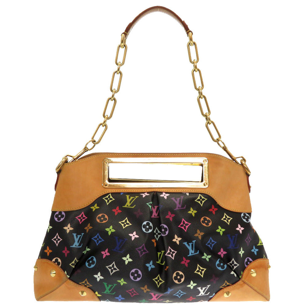 Louis Vuitton Monogram Multicolor Judy GM Black 2way Shoulder Bag