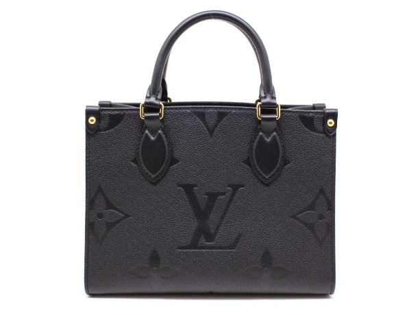 Louis Vuitton On The Go PM Monogram Implant Noir