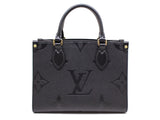Louis Vuitton On The Go PM Monogram Implant Noir