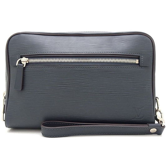 Louis Vuitton Epi Clutch Blue Nui